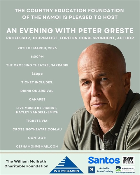 An Evening with Peter Greste